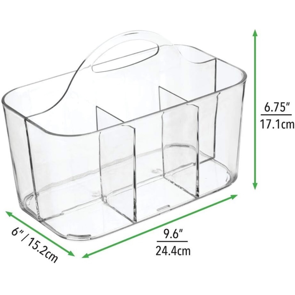 mDesign Acrylic Caddy Tote